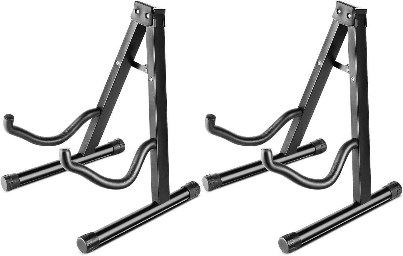 5Core Guitar Stand Folding Universal A Frame for All Guitars Acoustic or Electric - Ampere Galaxy