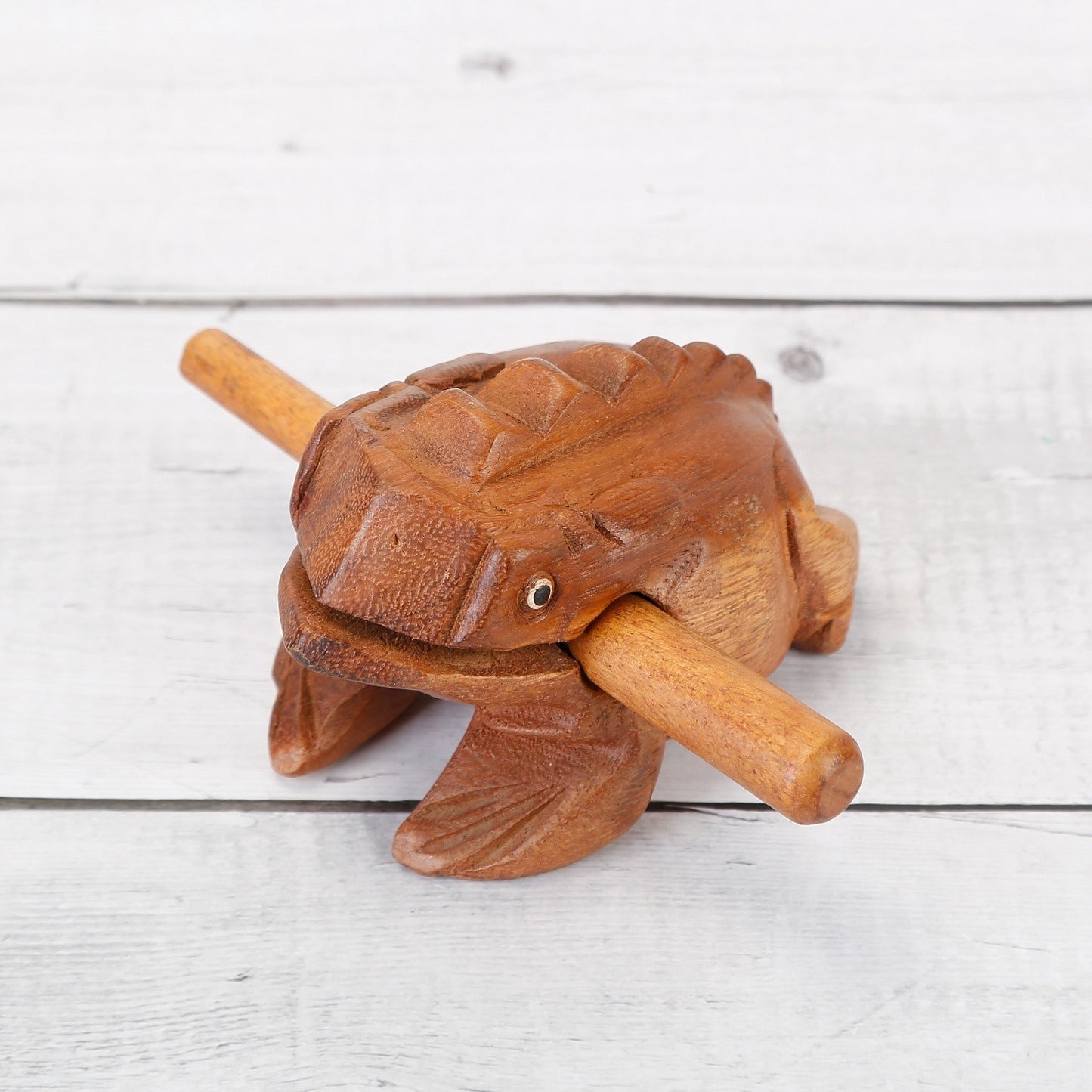 Fun Wooden Frog Percussion Instrument - Ampere Galaxy