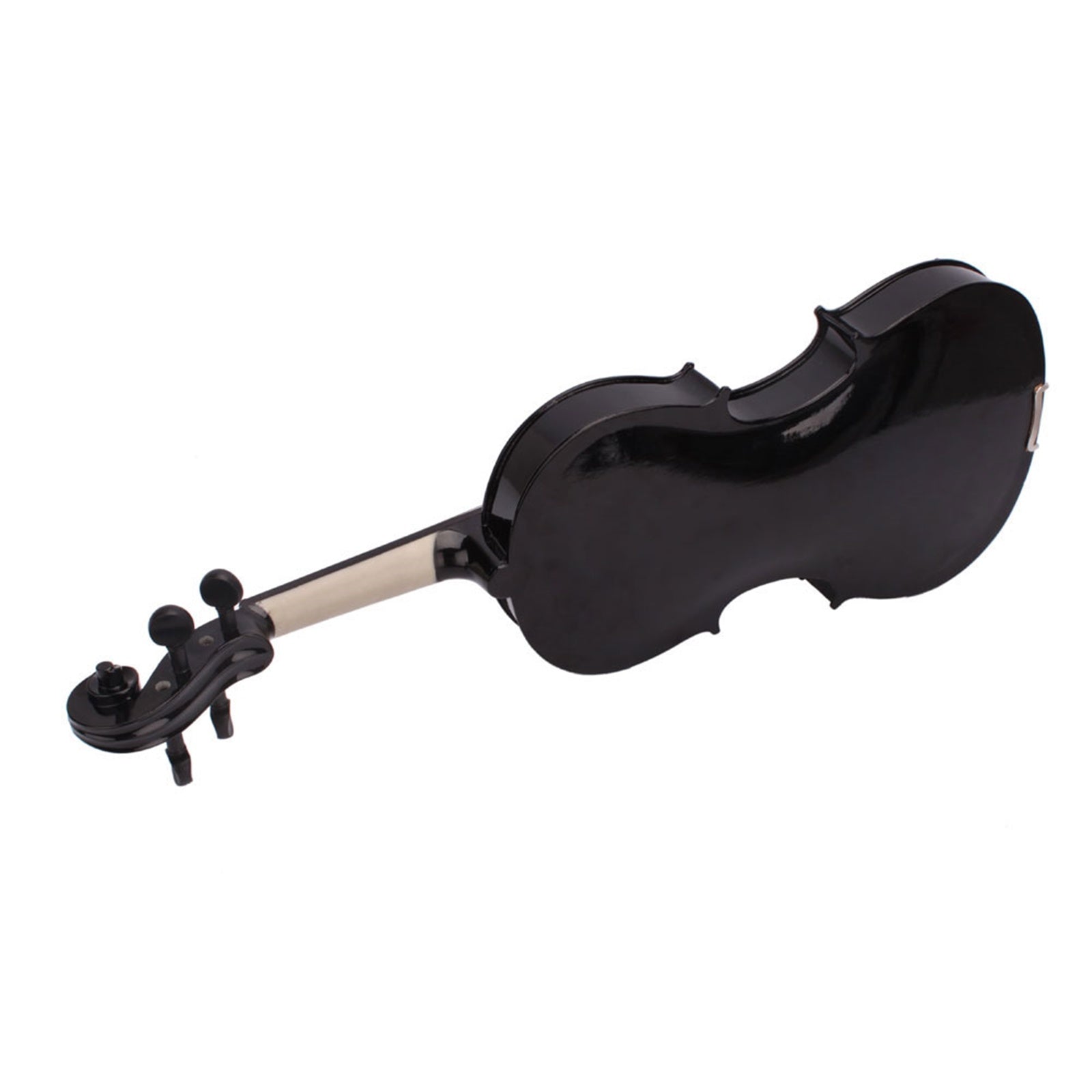 New 4/4 Acoustic Violin Case Bow Rosin Black - Ampere Galaxy