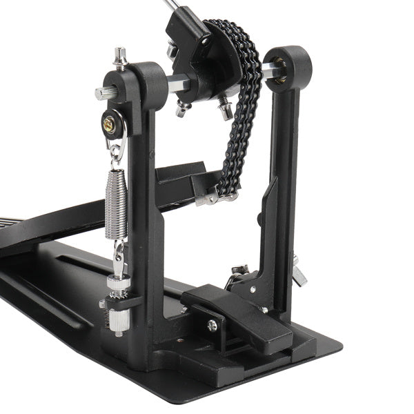 Wool Felt Hammer Double Drum Pedal in Black - Ampere Galaxy