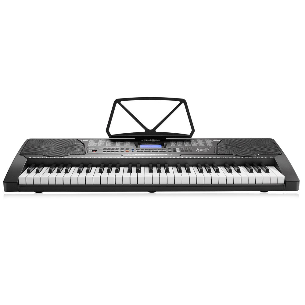 61-Key Digital Electronic Keyboard Piano with Full-Size Keys for Beginners with Stand & Bench